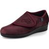 Fly Flot | Pantofole Donna in Microfibra con Chiusura a Strappo Regolabile e Fiore Ricamato, Sottopiede in Memory Estraibile