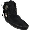 Minnetonka Two Button - Stivali Mocassini Donna, Nero (BlackBlack), 41 EU