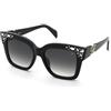Blumarine Occhiali da Sole SBM887S Nero lucido 53/17/140 Donna