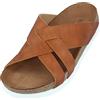 HAFLINGER Zoccoli in Pelle da Donna Bo 819078-0, Numero:39 EU, Colore:Beige