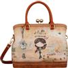 Anekke Bolso de boquilla Peace & Love Camel