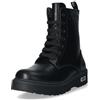 Cult Young Stivaletto Donna T-360D, Sintetico Nero, Suola Platform 2 cm, Tacco 4 cm, Altezza Gambale 16 cm (nero, regular, Sistema Taglie Calzature EU, Adulto, Numero, Media, 40)