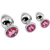 Wbmevko N2AS-3 Misure Solid Diamond Pratico Set Da Allenamento Pink Per Feste Speciali ân&âlṤ Dónna Pl&úg An&àlé bÛ&tt pl&Ûg Am&ǎl pḼ&Ûgs Metalló ân&âl plây pl&ÛgṤ ânâlpl&Ûg Bêginnêr