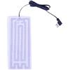 Generisch Riscaldamento USB da 5 V, piastra riscaldante, linea nera con angolo retto, per uomini e donne, caldo inverno, freddo, caccia, sci, escursionismo, ciclismo, 1/2/3/4 pezzi (8,5 x 19 cm, pezzo, 1,0)