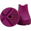 INDESMED 2x Gommini Xtreme per Stampelle e Bastone da Passeggio 19-25 mm, Viola | Massima Aderenza, TPU Alta Densità, Resistenza Estrema, 65 g, Lunga Durata, Ultima Generazione, Antiscivolo | INDESmed
