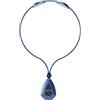 Hikaka Massaggio al collo con sollievo linfatico EMS, con micro impulsi elettrici intelligenti a 15 marce con 5 modalità, Apparecchio per collana riscaldante portatile Calore elettrico (Blu)