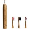 Fayet Bamboo Smart Sonic Spazzolino da denti Elettrico, IPX8 Impermeabile Leggero Automatico Eco Friendly Spazzolini Elettrici 5 Modalità