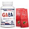 ProLabs Prolàbs Gaba 90 compresse + H2O Prozis - rilassante, anti stress, regolatore naturale del cortisolo