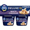 Kraft Mac & Cheese Kraft Deluxe Easy Mac - Maccheroni al formaggio cheddar bianco (4 tazze da microonde)