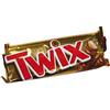 Mars TWIX 25 Confezioni snack cioccolato merendina singolo 50gr con caramello