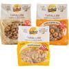 GOLOSITÁ DEI TRULLI Golosità dei Trulli | Taralli Pugliesi con Olio Extravergine di Oliva | Tarallini Monoporzione, Tarallini per Aperitivo e Merenda | 3 Pack da 400 gr - 30 Monoporzioni | Assortiti