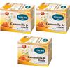 Viropa 3x Viropa - Infuso CAMOMILLA e MIELE - 15 filtri - Confezione da 3 x 15 filtri - Tisane ed infusi in filtro + in OMAGGIO 2 Tisane Funzionali Viropa