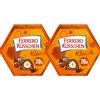 Generico 2X Confezione Per Ferrero Kusschen, cioccolatini al latte, Confezione Regalo da 20 Cioccolatini, 2 confezioni da 20 cioccolatini, Novità, idea regalo