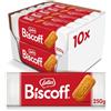 Biscoff Lotus Biscoff | Biscotti caramellati | Non OGM e vegani | 250 g | Confezione da 10