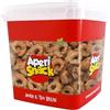 APERI SNACK Aperisnack® - AP01.016.04 - Tarallino Multicereali, con Avena, Orzo, Segale, Grano Arso, - Formato Secchiello da 1.800 g. Crackers vegani