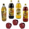 Nostre Montagne Prodotti Tipici Valle d' Succo di mele della Valle d'Aosta - 4 bottiglie gusti assortiti 1lt cd