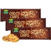 CAIYA 3X Gullon Choco Chips Golosi Biscotti Cookies con Gocce di Cioccolato Fondente 150g [3 Confezioni]