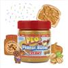 PEO's 12 x 350 g di burro di arachidi, burro naturale di peanut da noccioli di arachidi tostati, deliziose arachidi con gusto completo, confezione risparmio da 12 pezzi