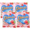 CAIYA 4X My Dietorelle Caramelle Gommose al Gusto di Fragola, Ricche di Succhi di Frutta, Senza Zucchero, Senza Glutine 70g [4 Confezioni]