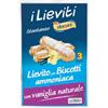 Lo Conte Decorì Lievito per Biscotti con Ammoniaca e Vaniglia Naturale - Agente Lievitante Istantaneo - Ideale per Frollini e Dolci Croccanti - Formato Scorta 30 x 24g