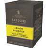 Taylors® | Infuso Limone e Zenzero | Tisana Piccante - 20 Bustine | Infuso Digestivo