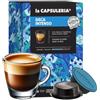 La Capsuleria Caffè DECA, intenso (192 Capsule) compatibili con Lavazza A Modo Mio, 12 Box da 16 Capsule, gusto ricco e deciso, senza caffeina, espresso equilibrato da gustare in ogni momento (La Capsuleria)