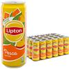 Lipton, Ice Tea, Tè Freddo al Gusto di Pesca, Poche Calorie, con Stevia, Formato Sleek da 24x0,33L
