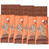 Choco Zero Tavolette di Cioccolato al Latte Senza Zuccheri Aggiunti 25g 124 Calorie Cioccolato Senza Zucchero per Spuntino Palestra Senza Glutine Low Carbs