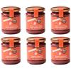 ZeroCal - Dalia Composta di frutta 85 % | Senza aggiunta di zuccheri con ERITRITOLO - STEVIA | Prodotto artigianale italiano | 6 pezzi da 220 g (Fragola)