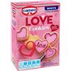 Generico Cameo Love Cookies Preparato e Decorazioni per Biscotti a Forma di Cuore con Glassa al Gusto Cioccolato 354g