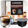 La Capsuleria CAPPUCCINO CREMOSO (48 Capsule) compatibili con Nescafé Dolce Gusto, 3 box da 16 Capsule, cremosità vellutata e gusto equilibrato, perfetto per ogni momento, senza glutine (La Capsuleria)