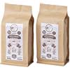 Caffè Europa - Caffè Biologico in Grani Ottenuto Attraverso Tostatura Artigianale, Caffe Vegano e Gluten Free, Miscela 80%Arabica- 20%Robusta, 1kg