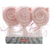 Zeus Party 3 Maxi Roller Lecca Marshmallow Bianco e Rosa 80 Grammi -Casa del Dolce-