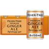 Fever-Tree Refreshingly Light Ginger Ale, 8 x 150ml