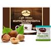 Caffè Vulcanus - 50 cialde ESE44 - Caffè decaffeinato aromatizzato alla nocciola