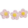 Generico Marshamallow Senza Glutine Margherite Vari Colori (Confezione 900 Gr) Per Compleanni Nascite Battesimi Comunione (Rosa)