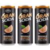 Generico 3X Oransoda Aranciata Originale Italiana, Oran Soda con Arance Siciliane 330ml (EDIZIONE 2025)