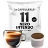 La Capsuleria Caffè NERO, intenso (100 Capsule) compatibili con Fior Fiore Coop, Lui Espresso, 1 Box da 100 Capsule in bustine salva aroma, gusto forte, estrazione cremosa e persistente, La Capsuleria