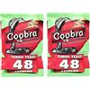 AlcoFermBrew 2 x Turbo Lievito alcole - Coobra 48 Extreme 135g, Lievito per fermentazione di zucchero o frutta, Spirito Lievito, Vodka Lievito