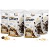 1 Attimo in Forma | Granola Proteica con Fiocchi di Avena e Cacao - Senza Zuccheri Aggiunti, Ricca di Fibre e Croccante - Granola con Cioccolato Bianco per una Colazione Nutriente - 250g