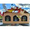 Generico Set Regalo Miele Artigianale, 3 Vasetti da 250g, Trifoglio, Balsamico, Millefiori, Prodotto in Basilicata