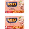 MENDOSA 2X Confezione Per Rio Mare Tonno all'Olio di Oliva, 80g x 12 Lattine (8 + 4 Gratis), Confezione Convenienza