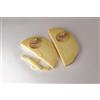 La Cigolina - Mezzaluna di Provolone Dolce 300g + Piccante 300g | Formaggi D.O.P artigianali con Betacaseina A2A2 | Senza lattosio, più digeribili, perfetti per cucina e tagliere