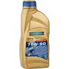 RAVENOL MTF-80 API GL4/Gl5 Completamente Sintetico per Ingranaggi 2 SAE 75 W, 1L