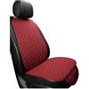 OEXRIGRU Interni Dell'auto Per MG ZS GT HS RX5 MG5 MG6 Coprisedile In Lino Per Auto Cuscino Per Sedile Accessori Per Auto Prima Seconda Beni Per Auto Coprisedili Macchina(Red 1 seat)
