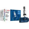 Bosch F026C00466, QF0466, Sensore TPMS programmabile Quick Fit, Sensore di Controllo della Pressione dei Pneumatici con valvola in Metallo Color Argento, 433.92 MHz