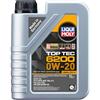 LIQUI MOLY Olio motore Top Tec 0W-20 olio 1 L Compatibilità con VW Polo Hatchback 6R1, 6C1 Golf VII Hatchback 5G1, BQ1, BE1, BE2 T-Roc A11 Golf VIII Hatchback CD1 TIGUAN AD1 SCIROCCO 137, 138