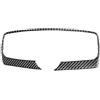 Kpuwers Decorativo Ibra Carbonio Per Benz Per Smart 451 Per Fortwo 2011-2015 Interni auto Presa d'aria centrale Adesivo in fibra di carbonio Interni Auto Accessori Decorativi(Black)
