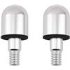 AOWIFT Paraurti Posteriore per Auto, per Mercedes SMART 451 450 Fortwo, Protezione Anteriore Anti Collisione, Protezione per Unghie Rotonda