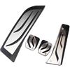 MOMOHCHGBT Metallo per Freni Per BMW F20 F30 F31 316i 320i 328i Serie 1 3 4 Kit Di Poggiapiedi Per Pedale Freno E Acceleratore Sportivo RHD Pedaliera Auto(MT4PCS)